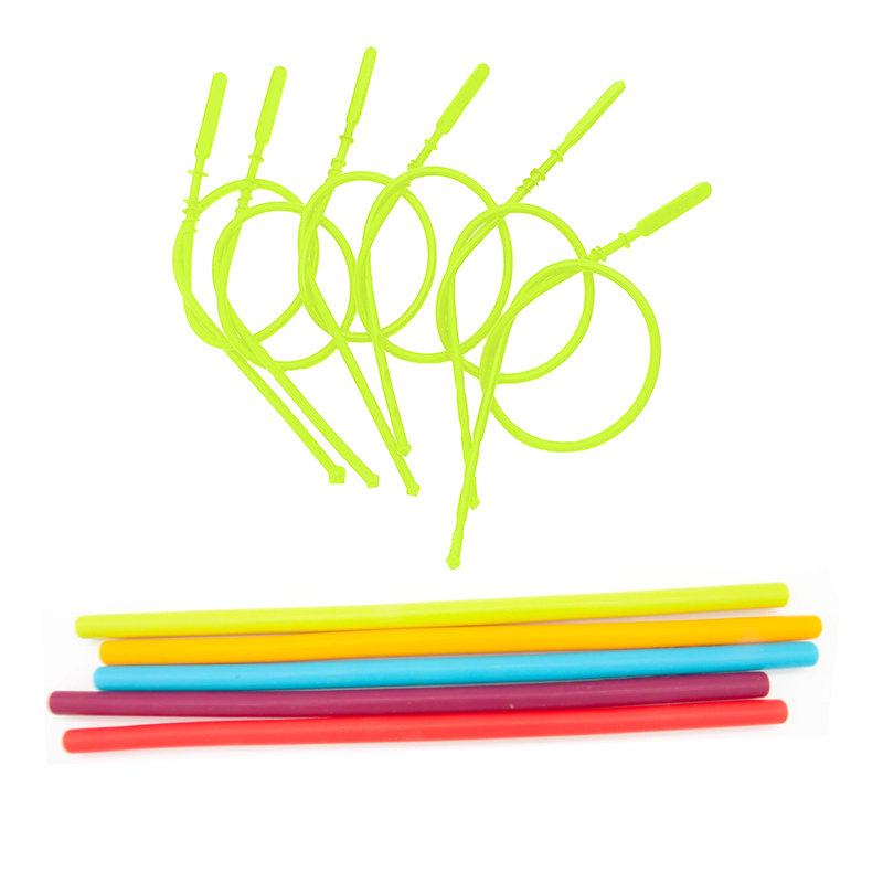 食品级硅胶短直管亚马孙热销欧美流行成人婴幼儿童不伤嘴辅食软管